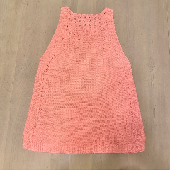 Lilly Pulitzer MAC Sweater Tank in Hot Coral - size M - Picture 4 of 6